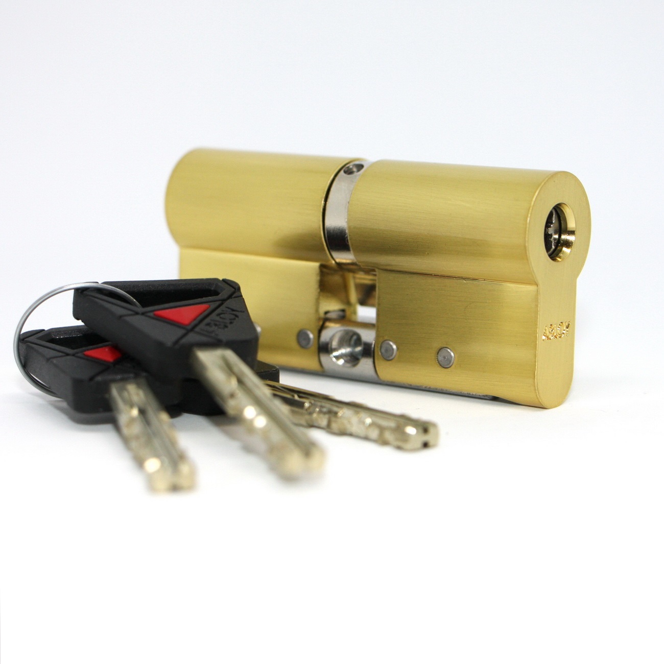 CY 322 U  satin brass/ цилиндр ключ+ключ от производителя Аблой